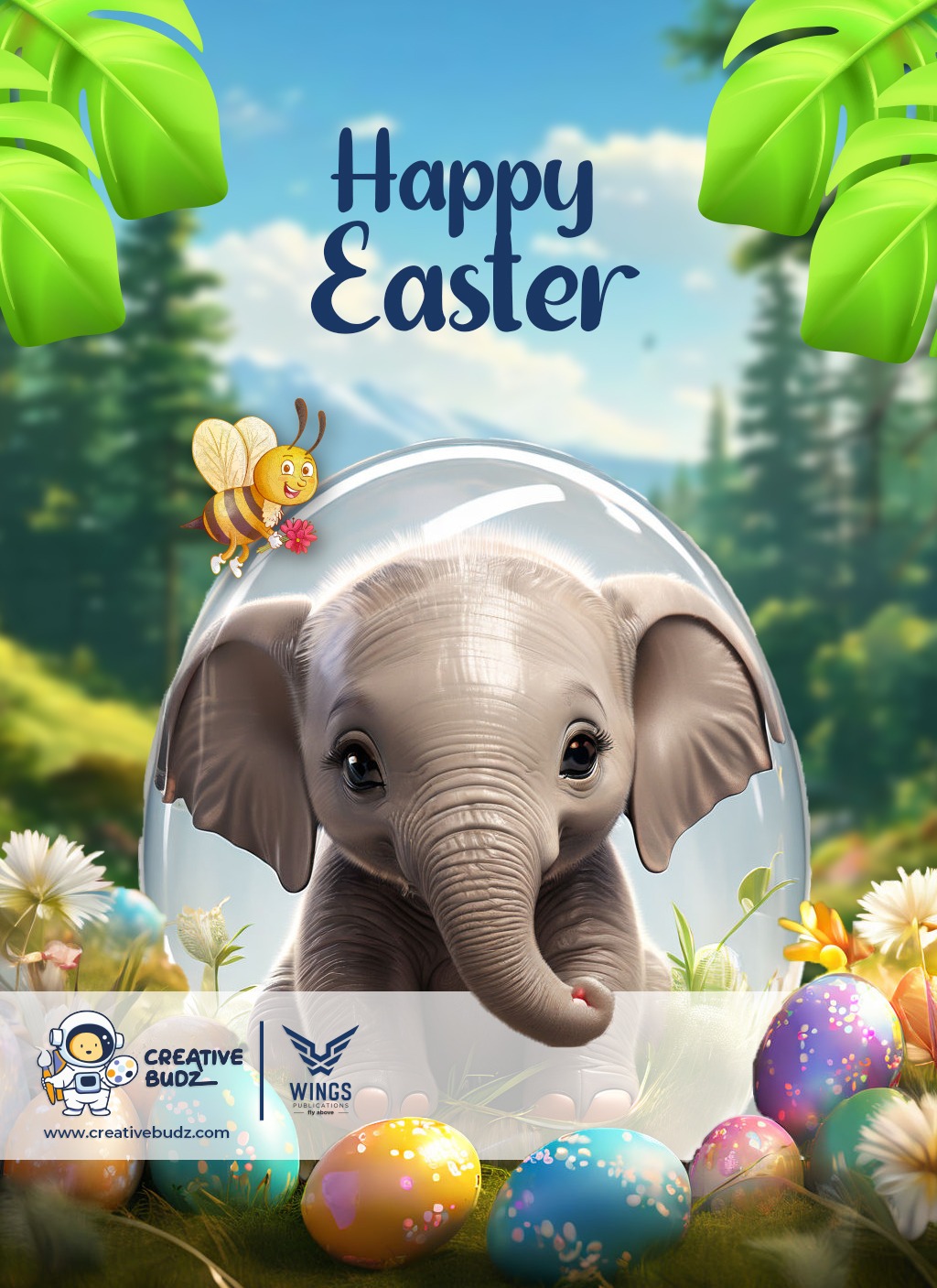 Happy easter creative budz
